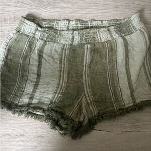 Green Cozy Women's Shorts